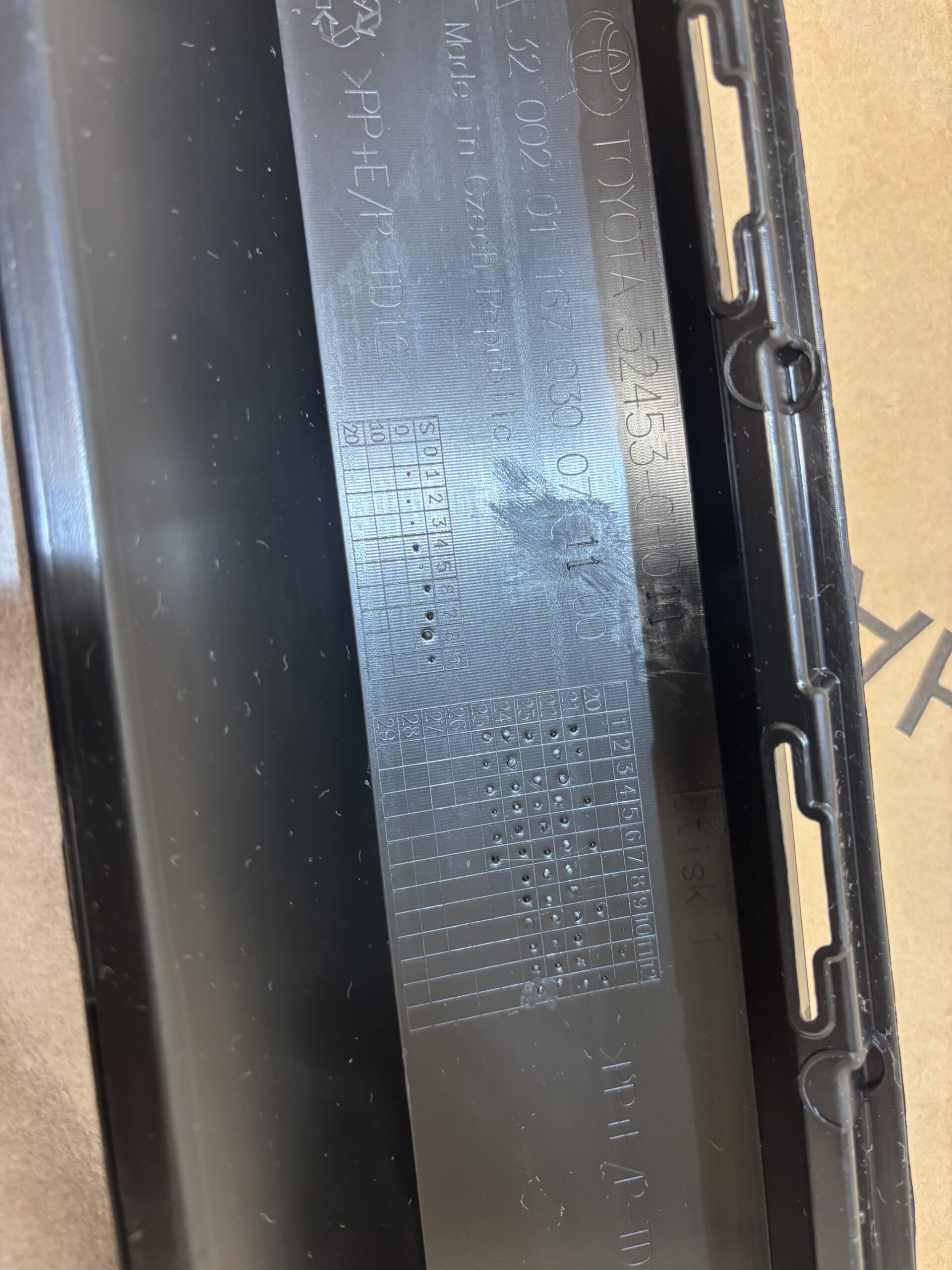 Toyota Aygo X Rear Bumper Diffuser 22-On P.n 52453-0H011 (New+Gen) - Image 3