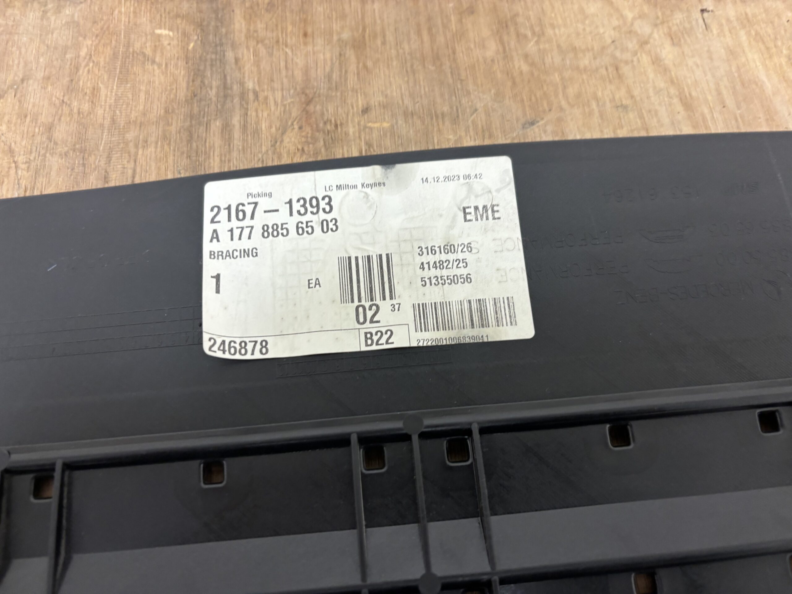 Mercedes A Class W177 Front Bumper Undertray 18-On P.n A1778856503 (New+Gen) - Image 6