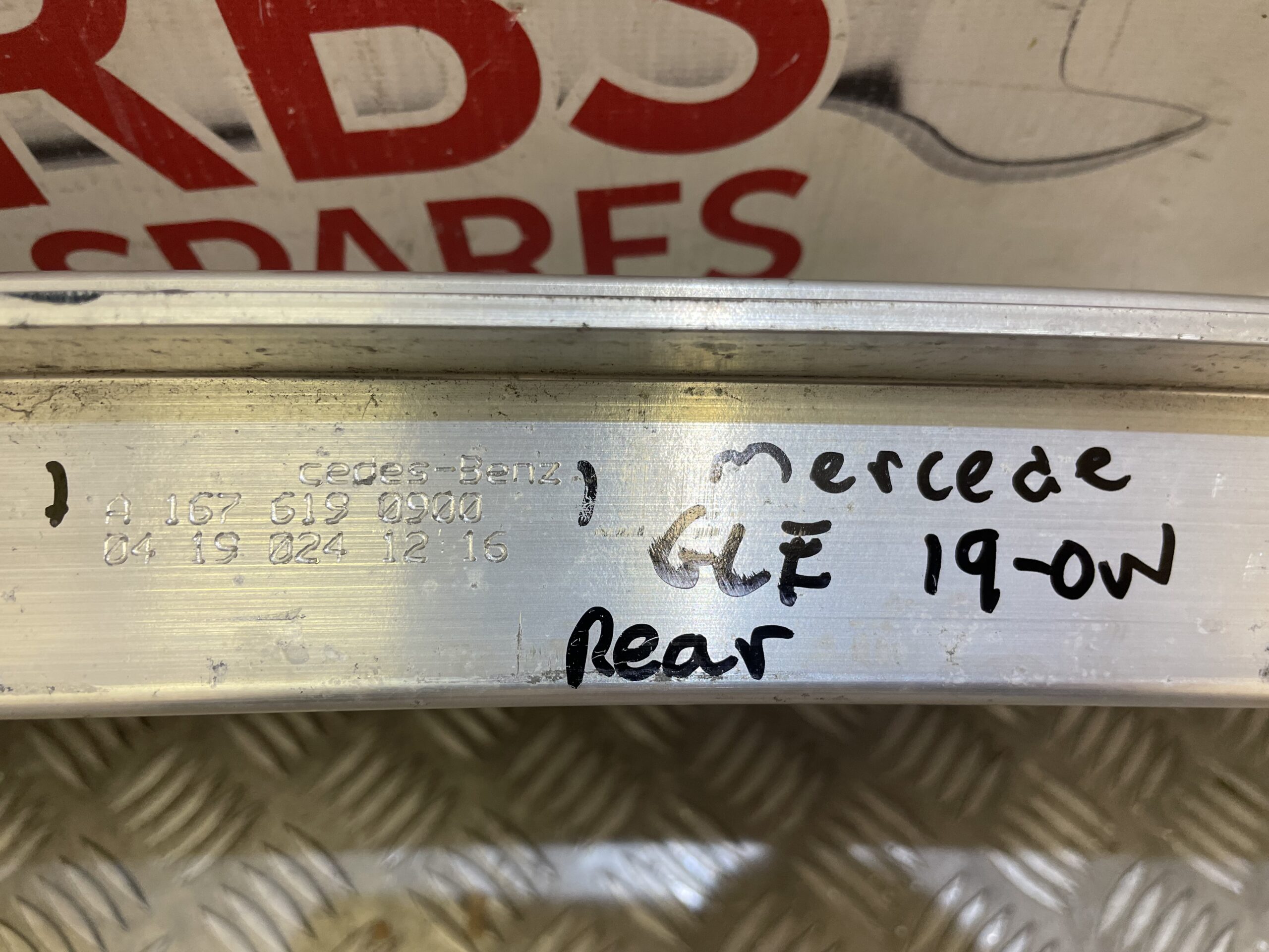 Mercedes GLE W167 Rear Bumper Reinforcer 2019-On Part No. A1676190900 - Image 5
