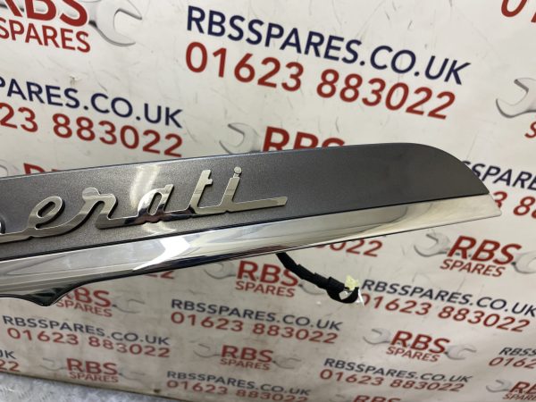 Maserati Ghibli M157 Rear Tailgate Trim Part No. 670017272 - Image 6