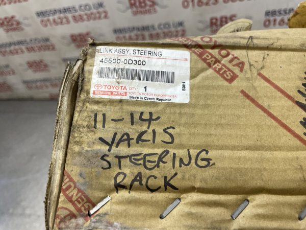 Toyota Yaris Steering Rack 11-14 P/n 45500-0D300 - Image 4