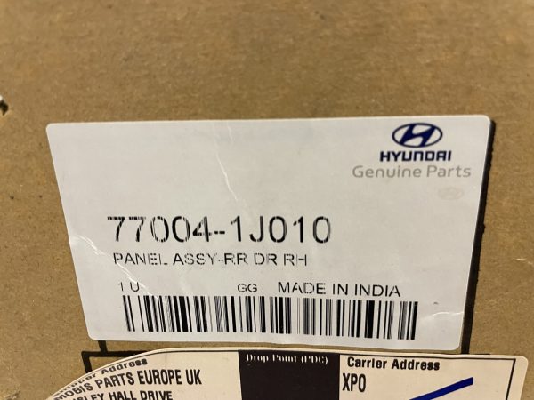 Hyundai I20 Rear Right Door 2010-2014 P/n 77004-1J010 (New+Gen) - Image 3