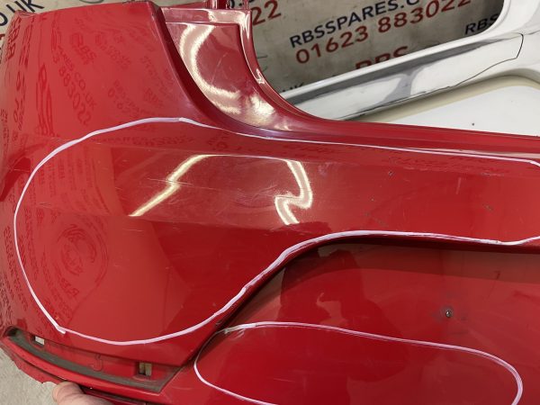 Seat Ibiza Se 3 Door Rear Bumper 08-12 P/n 6J3807421 - Image 2