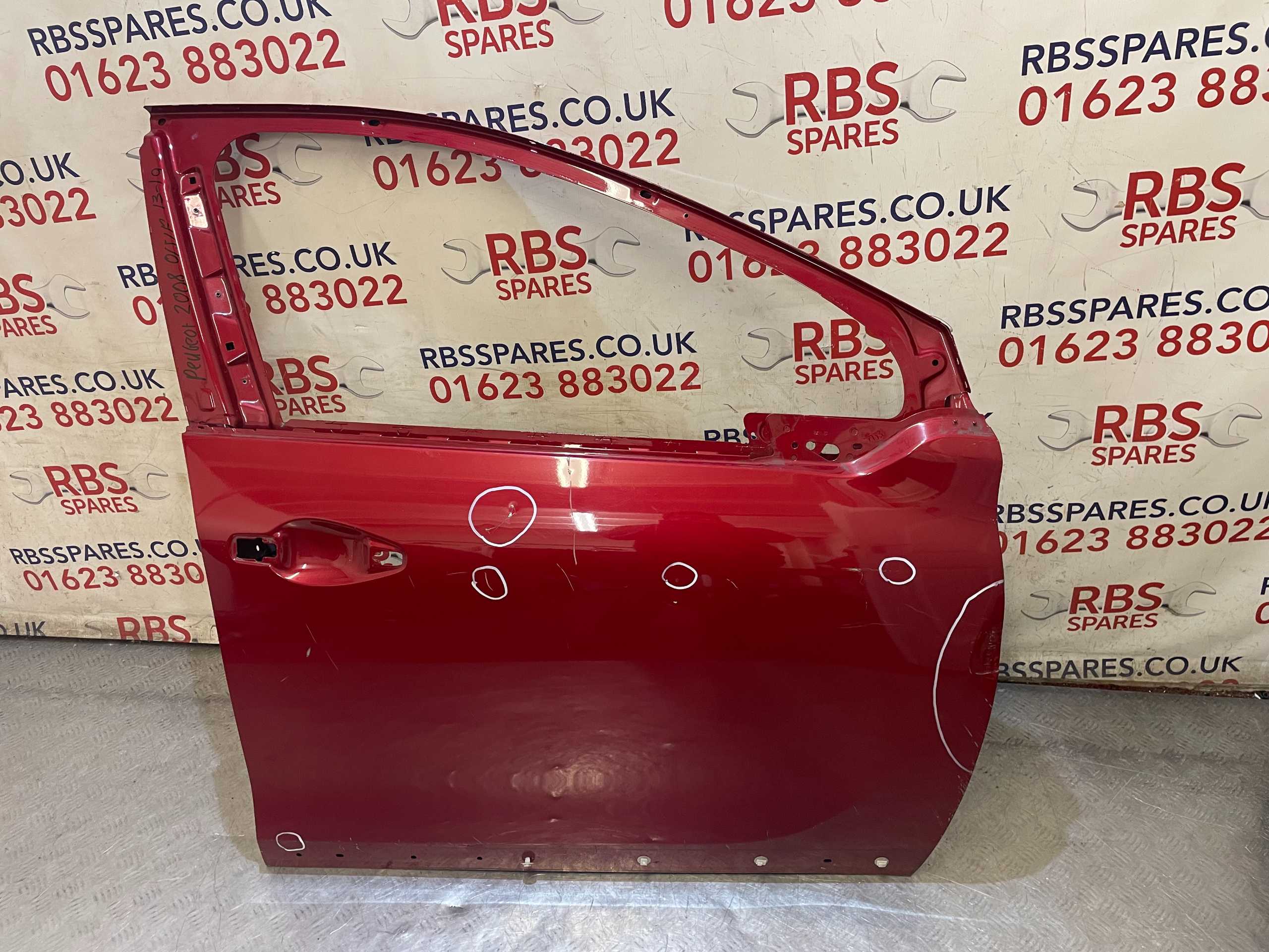 Peugeot 2008 Door Front Right 13-19