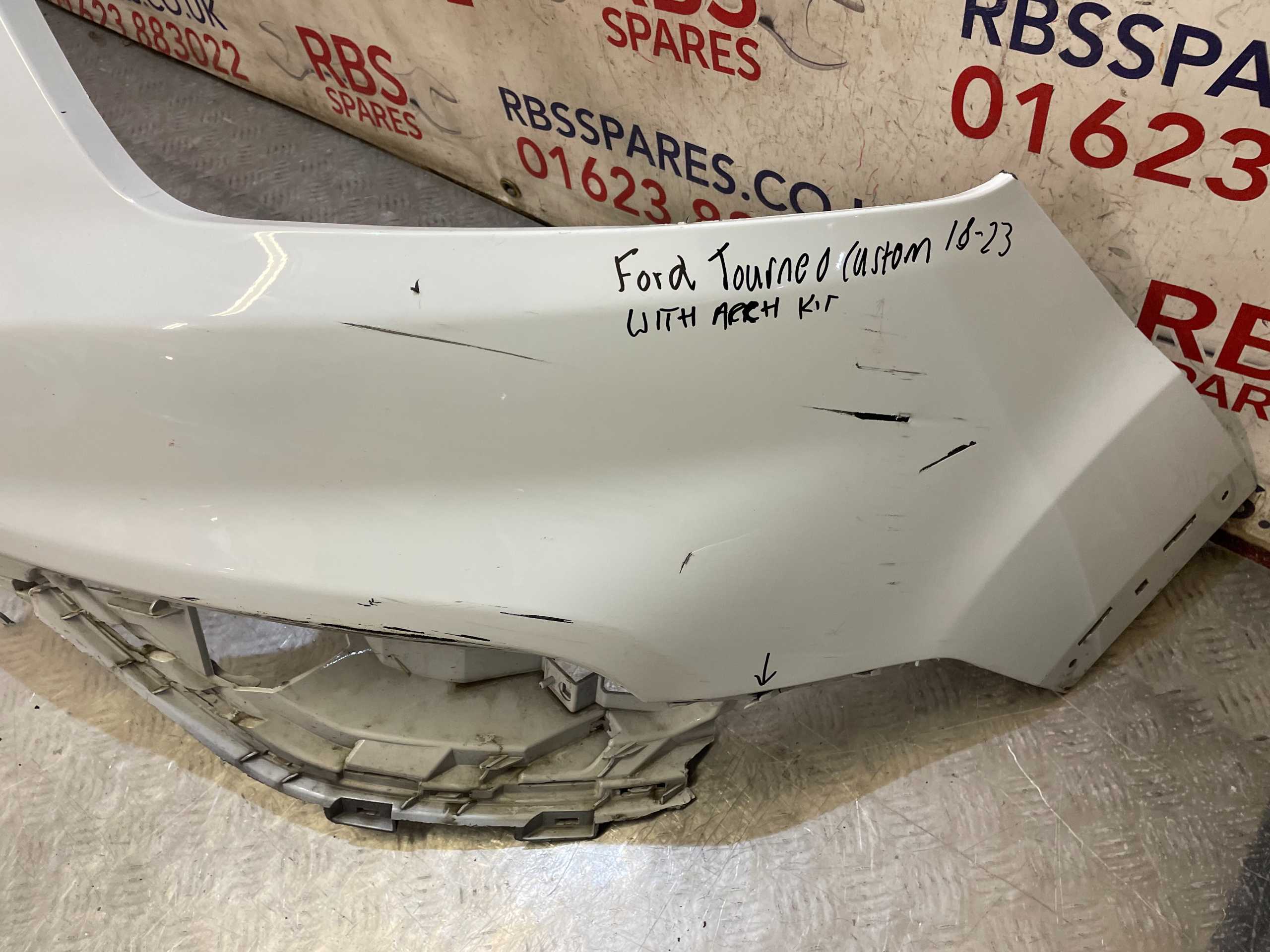 Ford Tourneo Custom Mk8 Front Bumper (Top Half) 18-23 P.n JK21-R17757 - Image 10