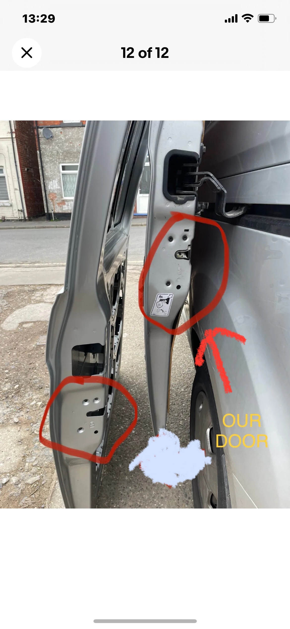 Ford Transit Custom Mk8 Side Loading Door Left Side 18-23 - Image 10
