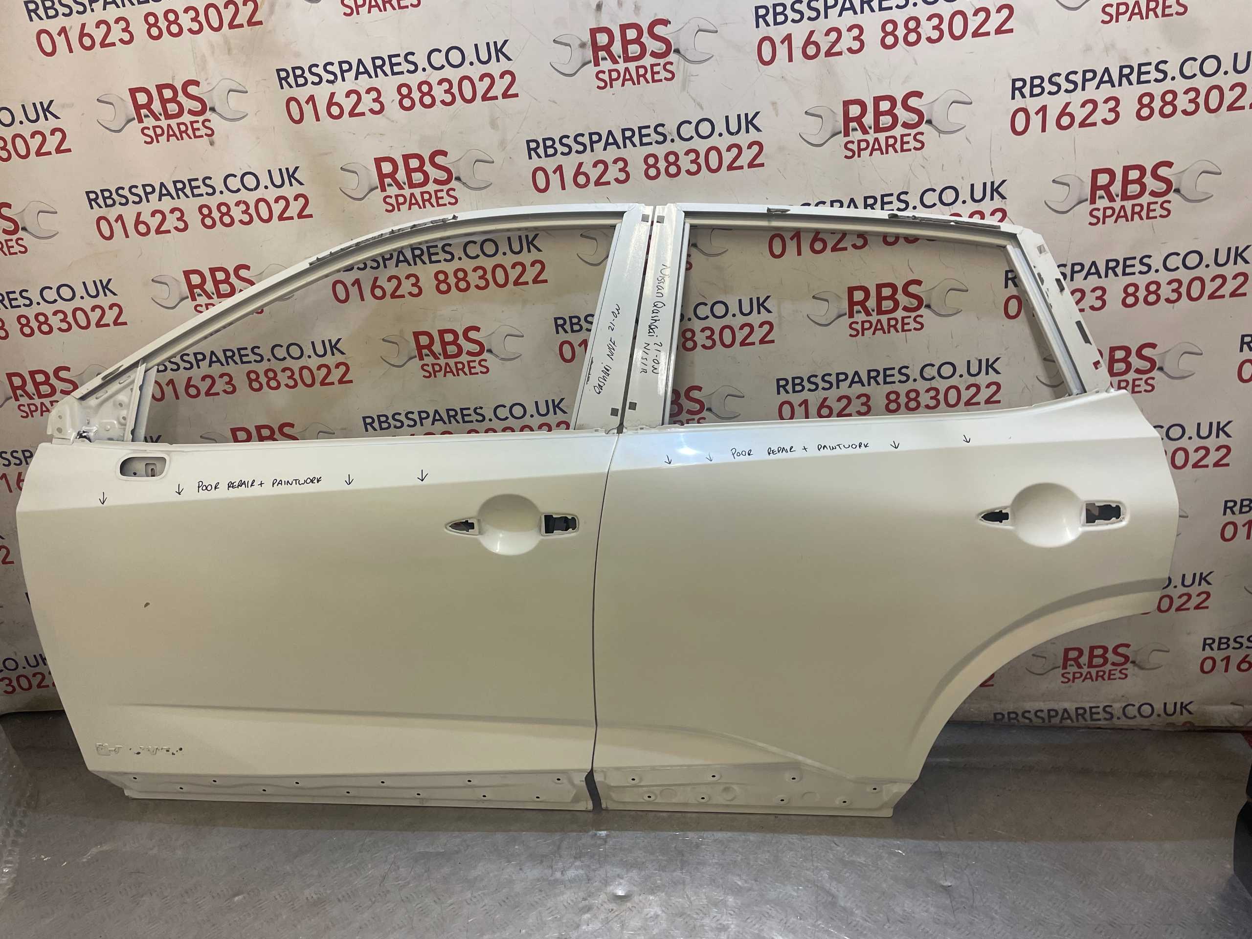 Nissan Qashqai J12 Doors Front + Rear Left Side 21-On