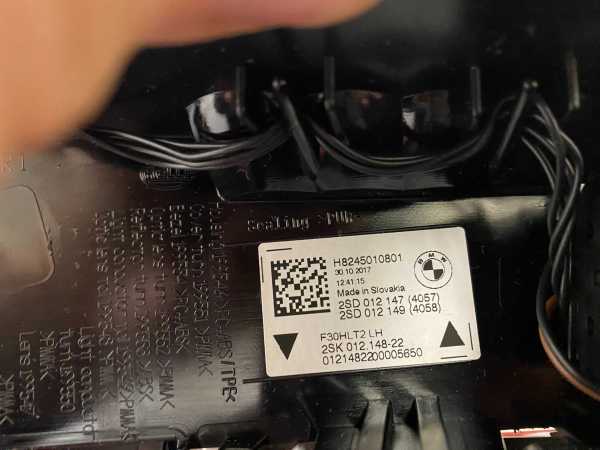 Bmw 3 Series F30 F80 Rear Light Inner Left Side 15-19 P.n 2SD012147 - Image 4
