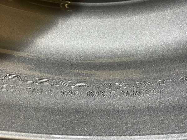 Bmw Alpina 3 4 Series F30/31/32/33/36 20" Alloy Wheel 8J ET36 P.n 91473611259 - Image 3