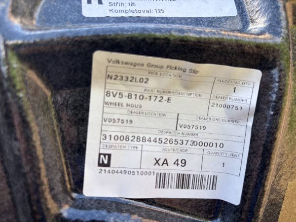 Audi A3 8V Wheel Arch Liner Rear Right P.n 8V5810172E - Image 2
