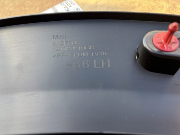 Mini F66 Wheel Arch Rear Left 24-On P.n 51775A2F7D5 - Image 4