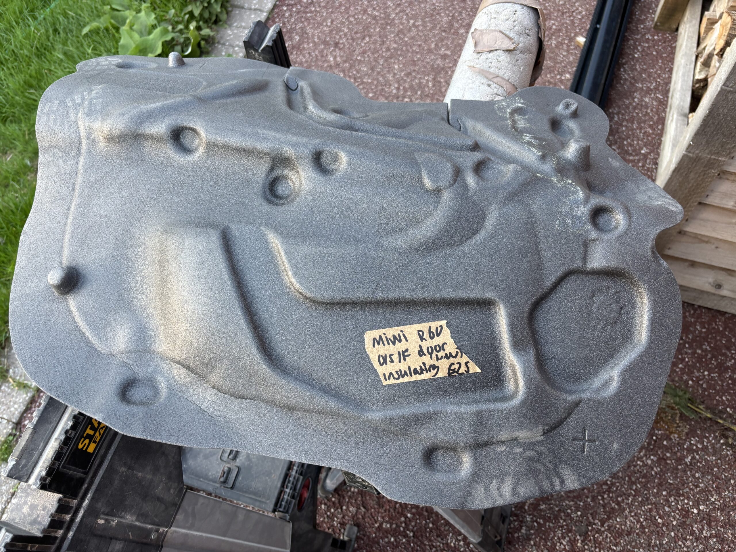 Mini Countryman R60 Door Insulation 10-17 Front Right P.n 51489810950