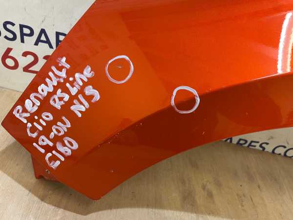 Renault Clio RS Line Front Wing Left 19-On P.n 625616679R - Image 9